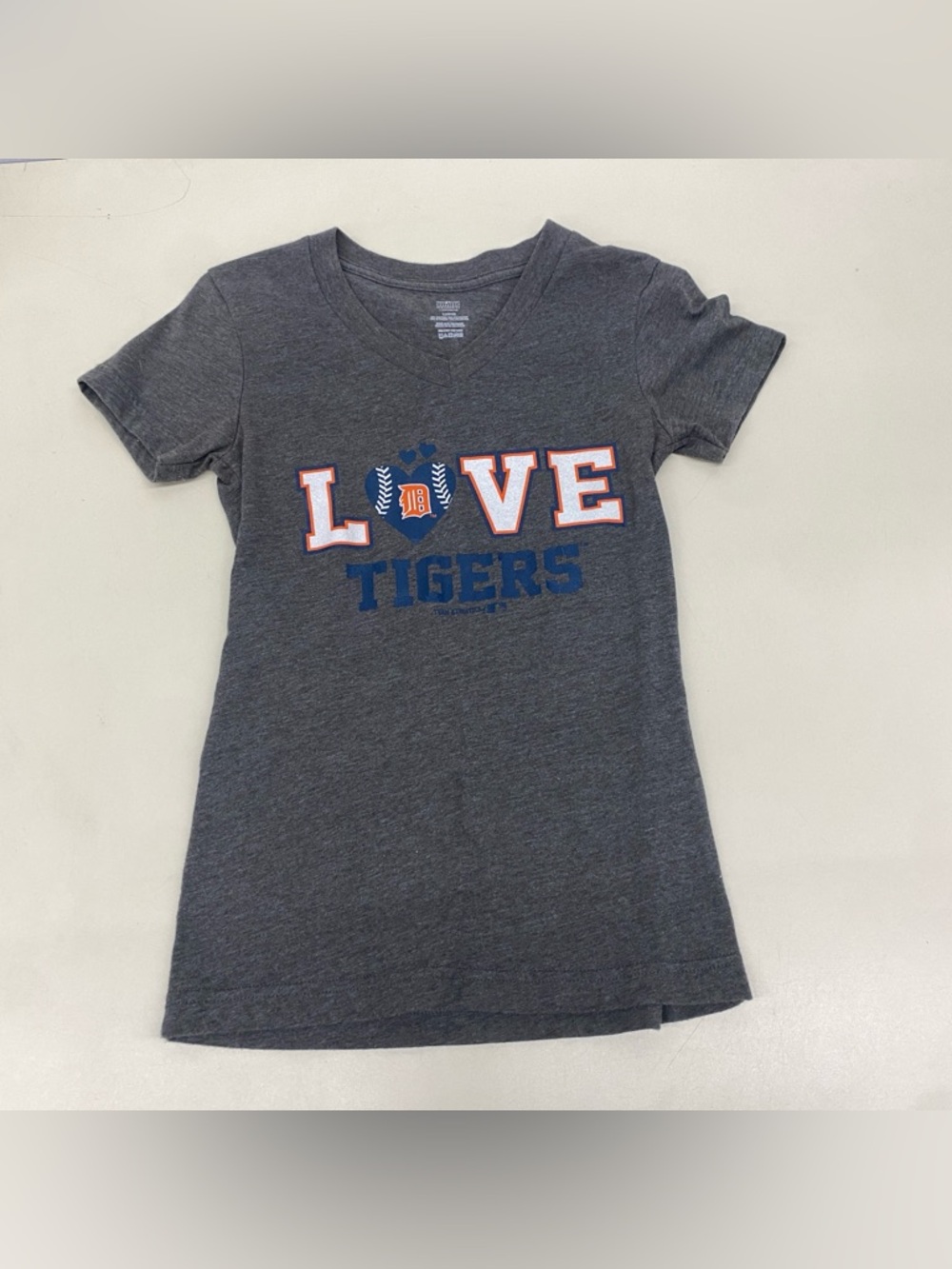 Jockey Girls' Dark Gray 'Love Tigers' Short Sleeve Tee